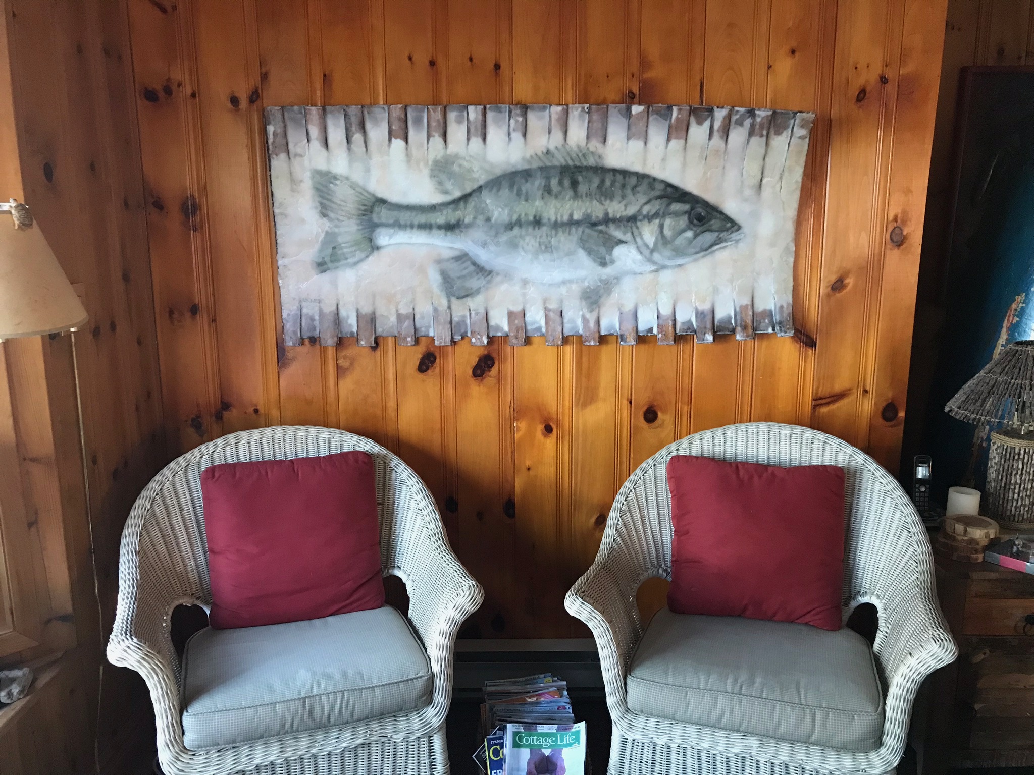 Fish in Canoe in Cottage